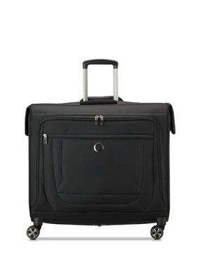 Men's Black Rolling Garment Bag with Telescopic Handle